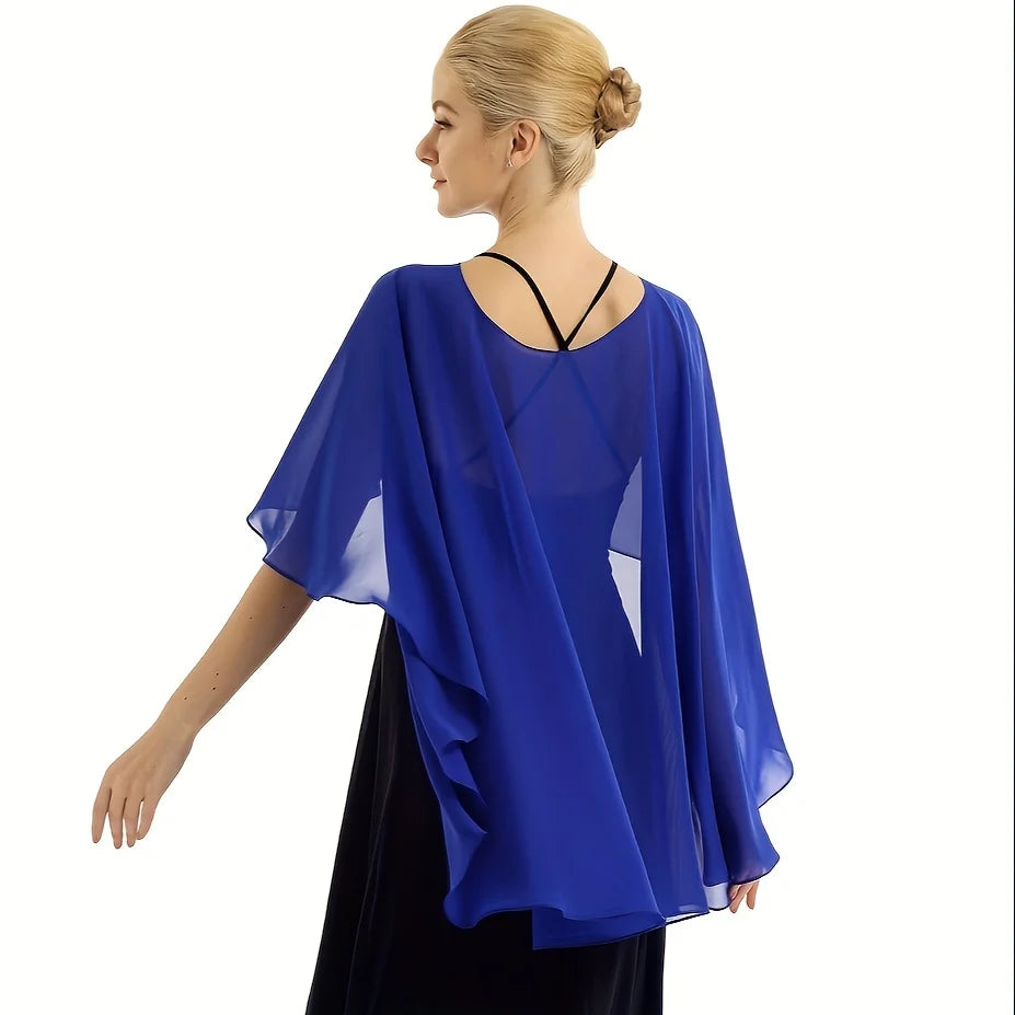 Stola / Cape van Chiffon | Perfect voor bij je avondjurk | 1 + 1 GRATIS